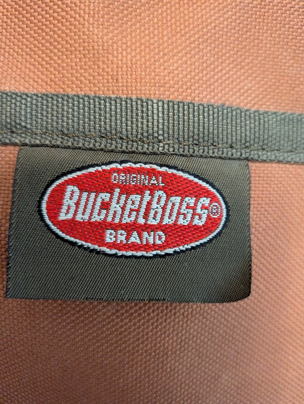 Bucket Boss Round Canvas bag